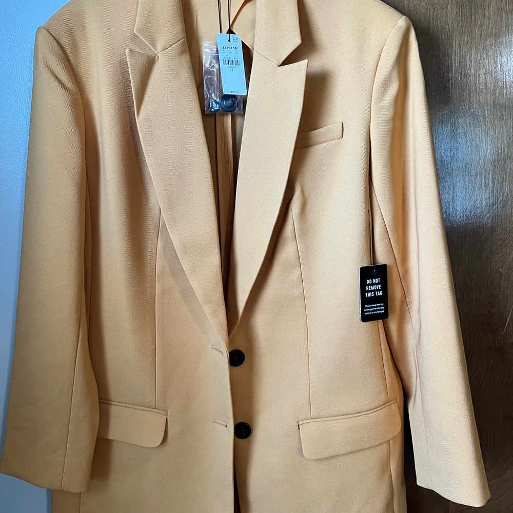 Express Light Tan Blazer